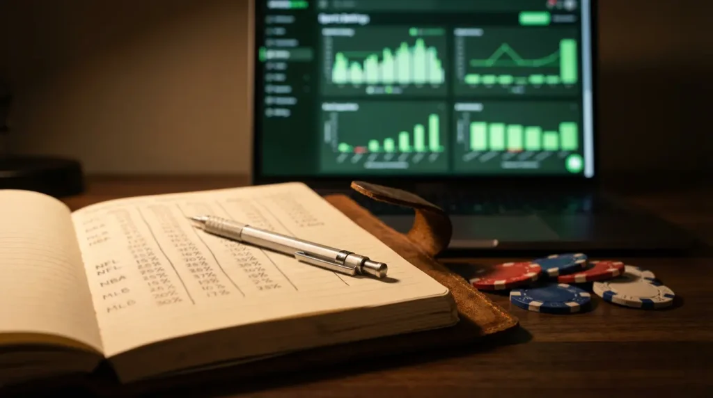 Bankroll-kezelési stratégia ábra VB 2026 fogadásokhoz, tétméretezés és kategorizálás